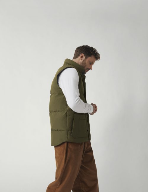 4154M CG Mens Freestyle Vest - Military Green (5) 4154M CG Mens Freestyle Vest - Military Green (5)