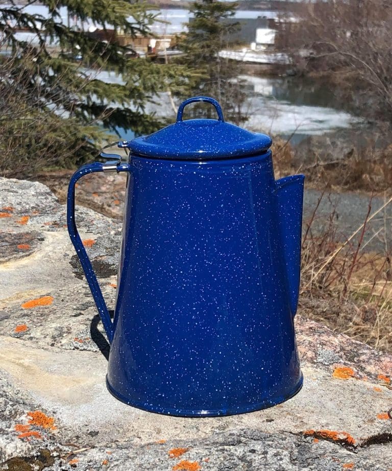 World Famous Enamel Coffee Percolator
