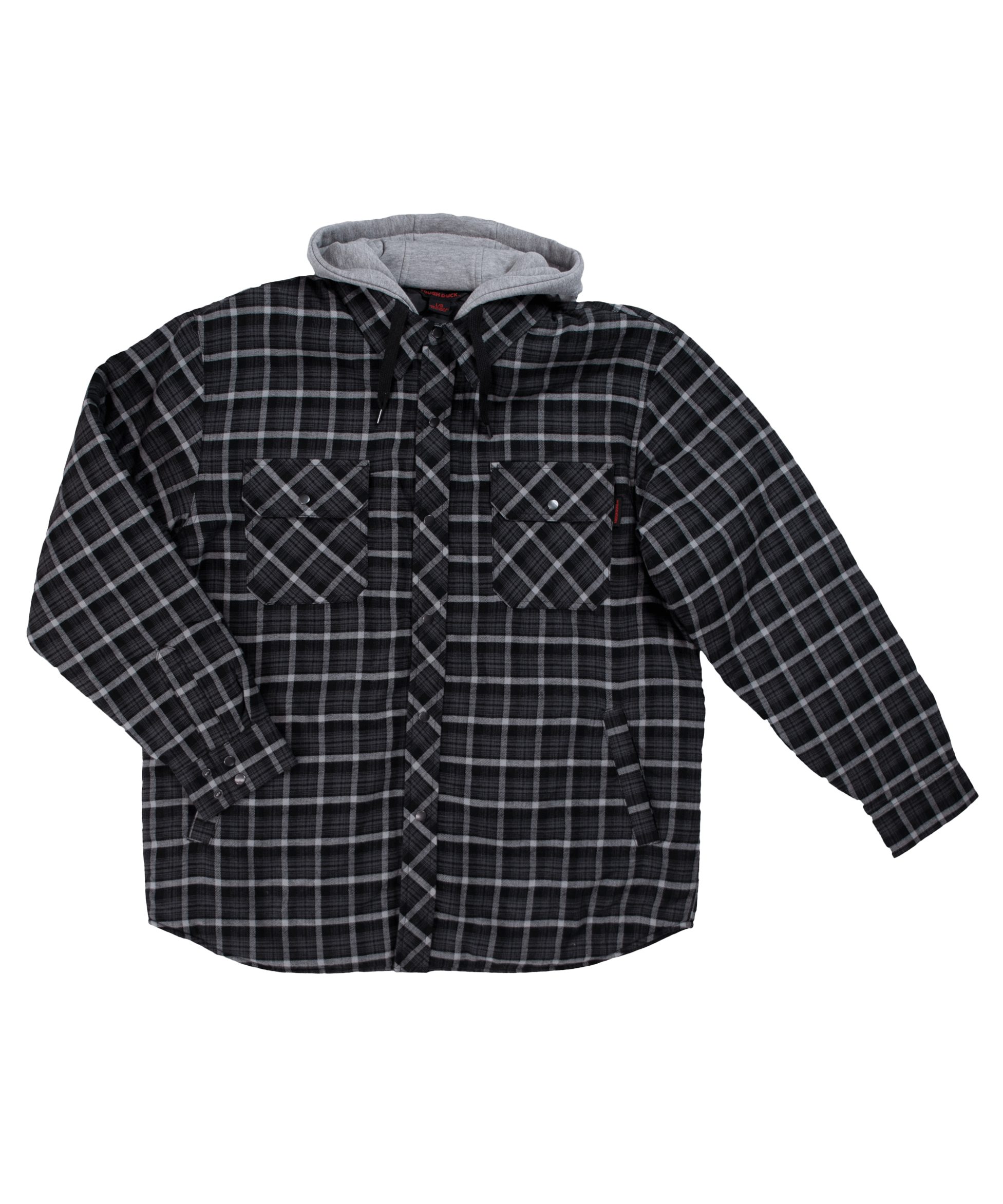 Tough Duck Quilt Lined Flannel Hooded Shirt