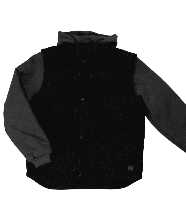 Tough Duck Hoody to Vest Convertable Jacket