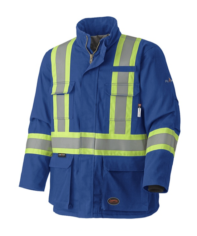 Pioneer FR-Tech® Flame Resistant Quilted Cotton Safety Parka