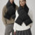 6899U CG Puffer Scarf - Black (2)